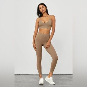 COPY - Alo Yoga Ribbed Blissful Set in Gravel